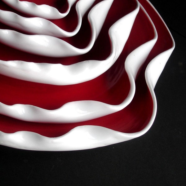 Ceramic Porcelain Nesting Plate Set