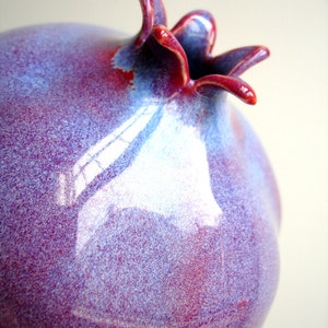 Purple Porcelain Pomegranate Vase MADE TO ORDER