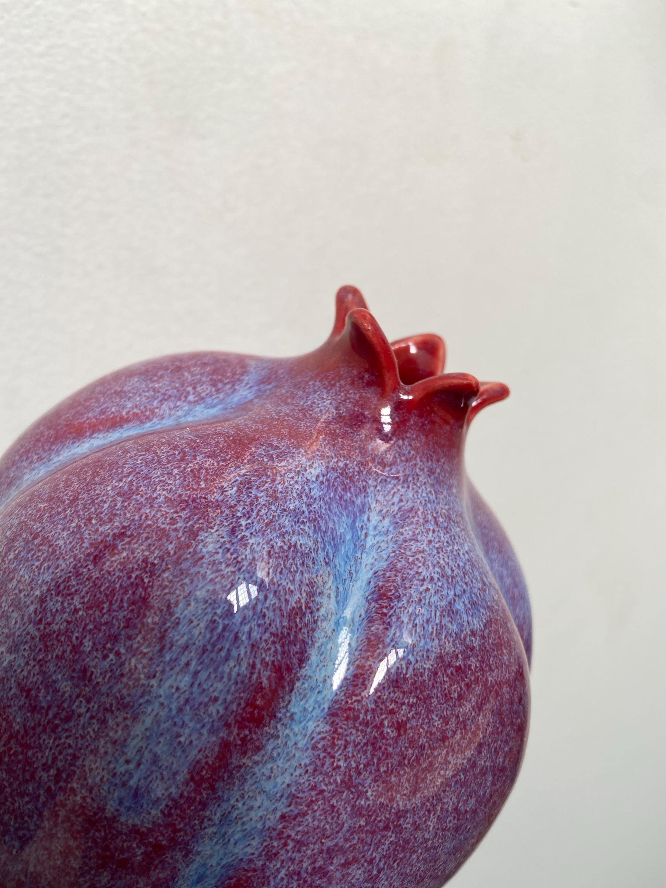 オーダーメイド 紫がかった磁器のザクロの花瓶 - Etsy 日本