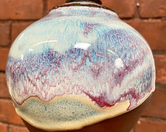 Handmade Ceramic Urn for Ashes - “Red Sand” Cremation Urn - MADE TO ORDER