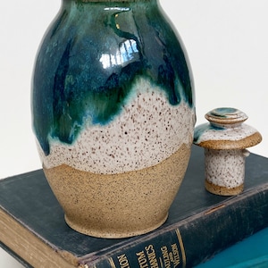 Handmade Ceramic Urn for Ashes Beach Cremation Urn MADE TO ORDER image 5