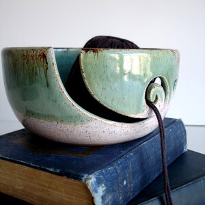 Purple Cosmic Ceramic Yarn Bowl - Ethically Sourced Yarn, Craft Kits, Home Goods, Clothing & Accessories