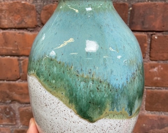 Handmade Ceramic Urn for Ashes - “Beach ll” Cremation Urn - MADE TO ORDER