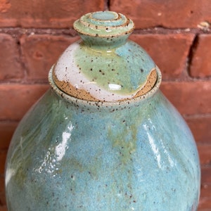 Handmade Ceramic Urn for Ashes Beach ll Cremation Urn MADE TO ORDER image 3