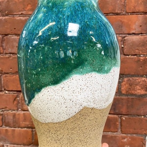 Handmade Ceramic Urn for Ashes - “Beach” Cremation Urn - MADE TO ORDER