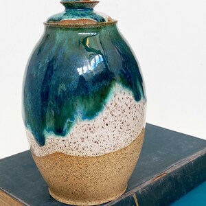 Handmade Ceramic Urn for Ashes Beach Cremation Urn MADE TO ORDER image 1