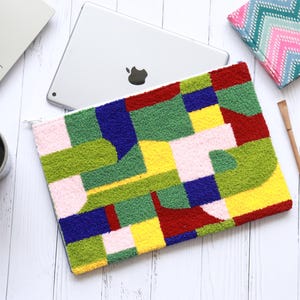 Funda bordada para computadora portátil, MacBook, Kindle, tableta, funda para accesorios, funda para iPad, bolso de mujer (8, 11 y 13 pulgadas)