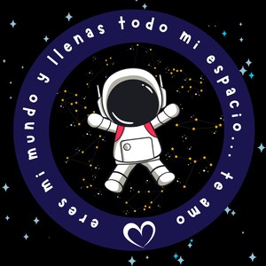 sticker lleno de amor