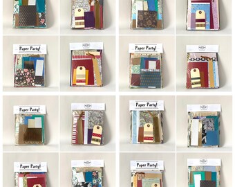 Paper Party! Journal Embellishment Kit, Fancy Papers & Paper Ephemera!