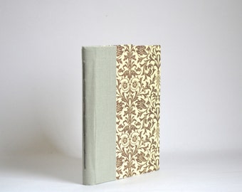 Handbound Florentine Pattern Journal: Brown Pocket Notebook