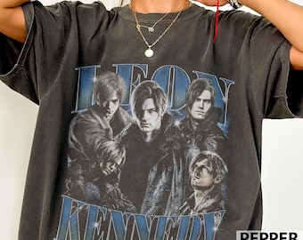 Leon Kennedy Resident Vintage Comfort Colors Shirt