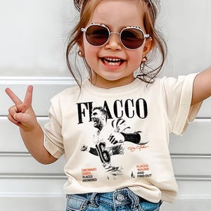 Joe Flacco Cincinnati Football Vintage Shirt, Football Game Day Shirt immagine 6