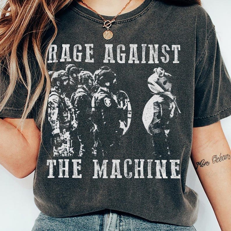 Camisa Portland Frog, camisa Frog Resist Comfort Color de Rage Against The Machine imagen 3