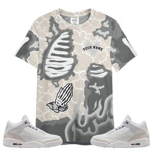 Shirt to Match Retro Pure Money 3s, Dislike Us Graphic Tee, Custom Name Option, Streetwear Gift for Sneakerheads