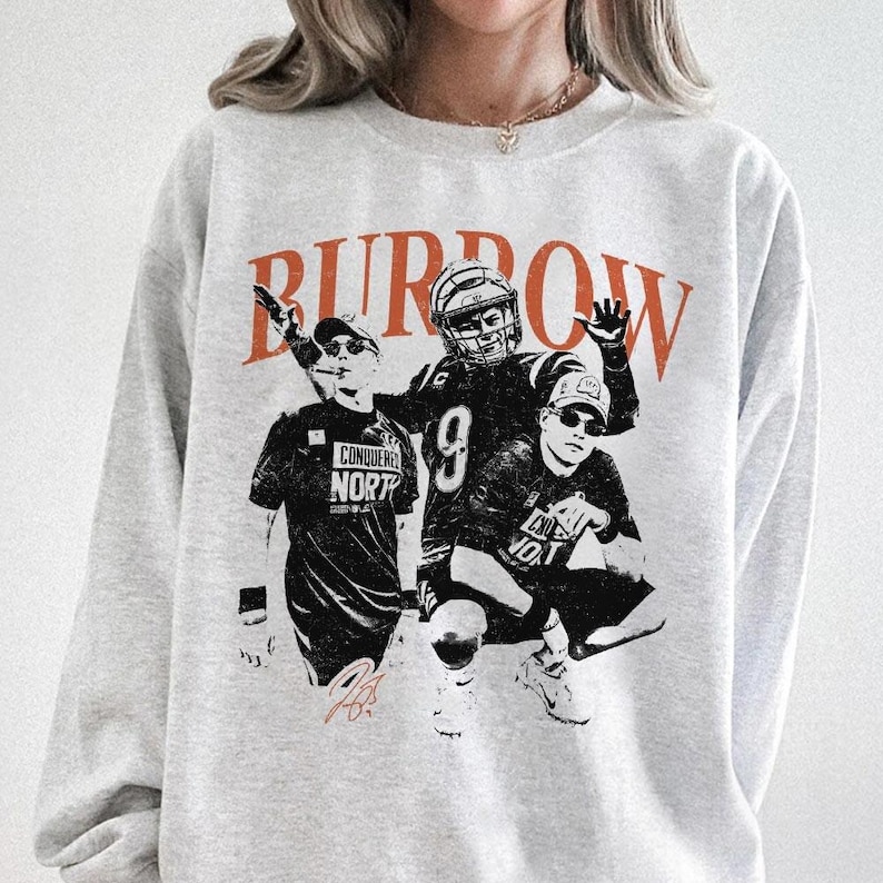 Joe Burrow Funny Football Vintage Comfort Colors Shirt bild 5
