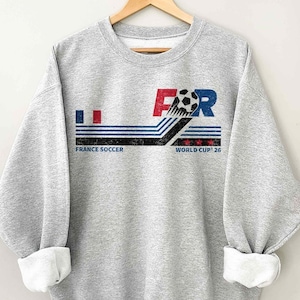 Maillot France Soccer World vintage Comfort Colors image 4