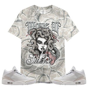 Shirt to Match Pure Money 3, Girl Move in Silence, Sneaker Matching Tee Back to School