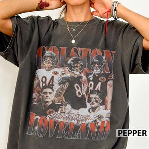 Colston Loveland Bootleg Football Comfort Colors Shirt