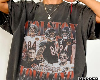 Colston Loveland Bootleg Football Comfort Colors Shirt