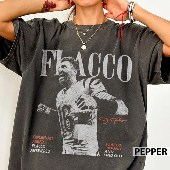 Joe Flacco Cincinnati Football Vintage Shirt, Football Game Day Shirt