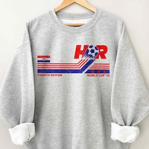 Croatia Soccer World Vintage Comfort Colors Shirt zdjęcie 5