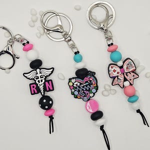 Colorful Nurse Bag Charms - Fun Accessories for Healthcare Workers