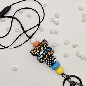 Paraprofessional Heroes Lanyard in Fun Colors - Perfect Accessory