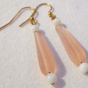 Pink and Pearl Earrings