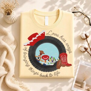 Vintage I Knew It I Knew You Shirt, TS and Toy Story 5 Friendship Shirt, Woody Buzz Lightyear Tee, Disneyland Toy Story Family Matching Tee Butter