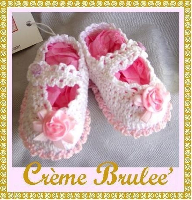 Creme Brulee Delicious and Elegant Mary Jane for Baby 0-11 Mos Size 1 or 2 image 3