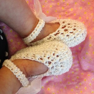 Baby Ballerina Bootie Newborn or Preemie image 2