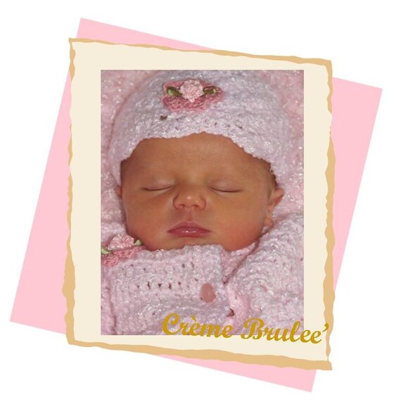 Creme Brulee Boutique Preemie to Newborn Girl Hat