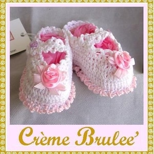 Creme Brulee Delicious and Elegant Mary Jane for Baby 0-11 Mos Size 1 or 2 image 1