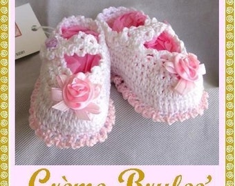 Creme Brulee -Delicious and Elegant Mary Jane for Baby 0-11 Mos (Size 1 or 2)