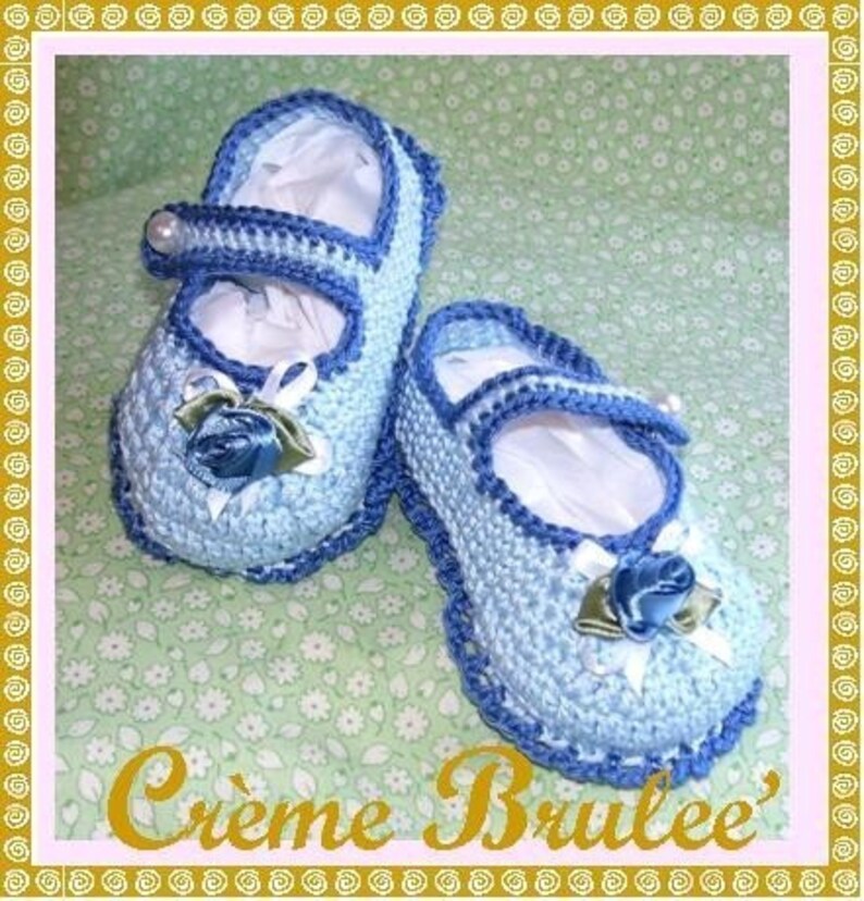 Creme Brulee Delicious and Elegant Mary Jane for Baby 0-11 Mos Size 1 or 2 image 5