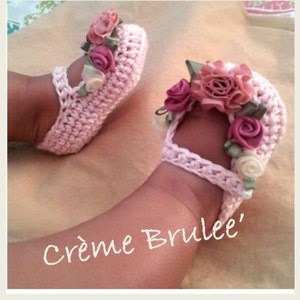 Shabby Chic Luxury Baby Hat and Booties Set offers Rich, delicious comfort for Baby FREE Shipping image 2