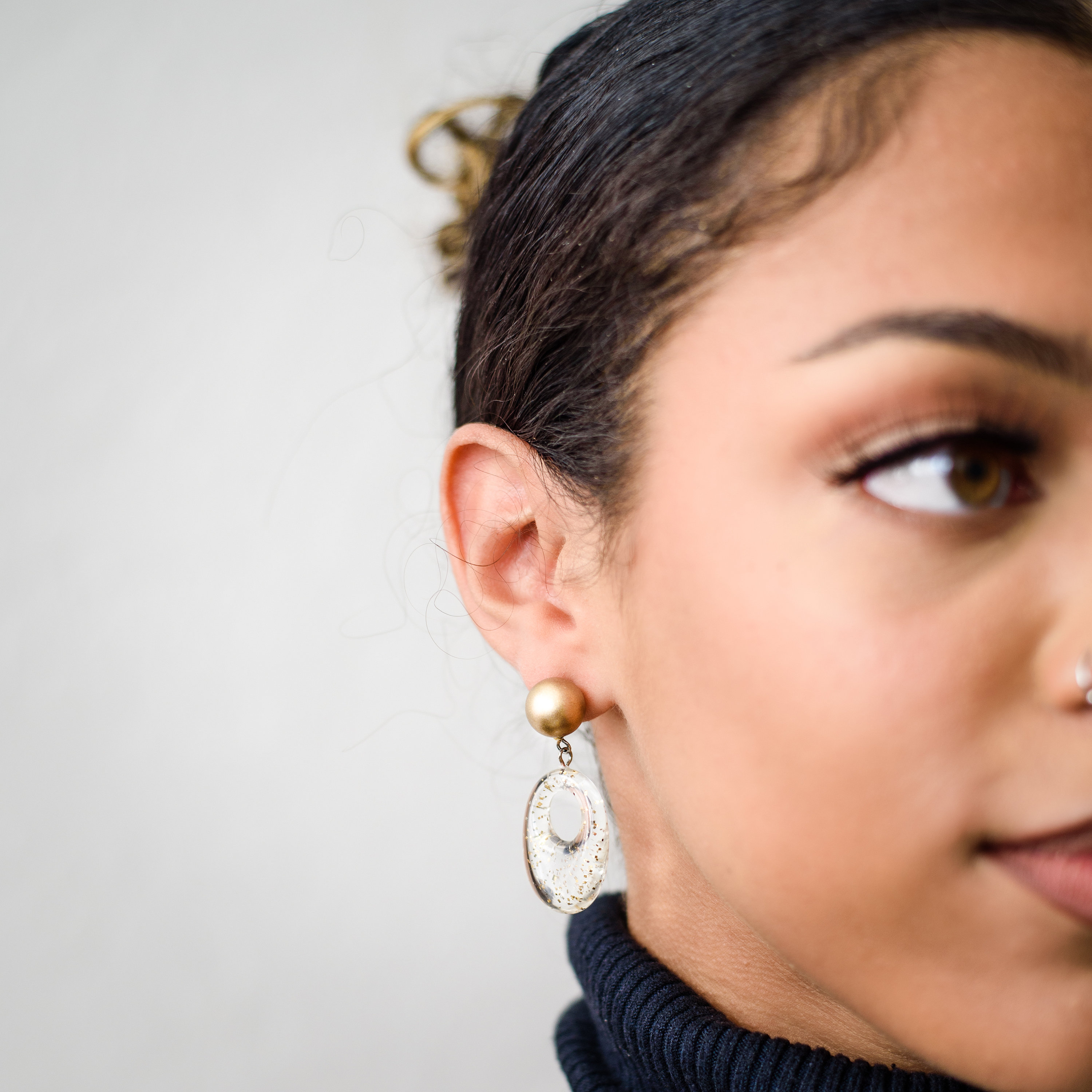 Abba style earrings sale