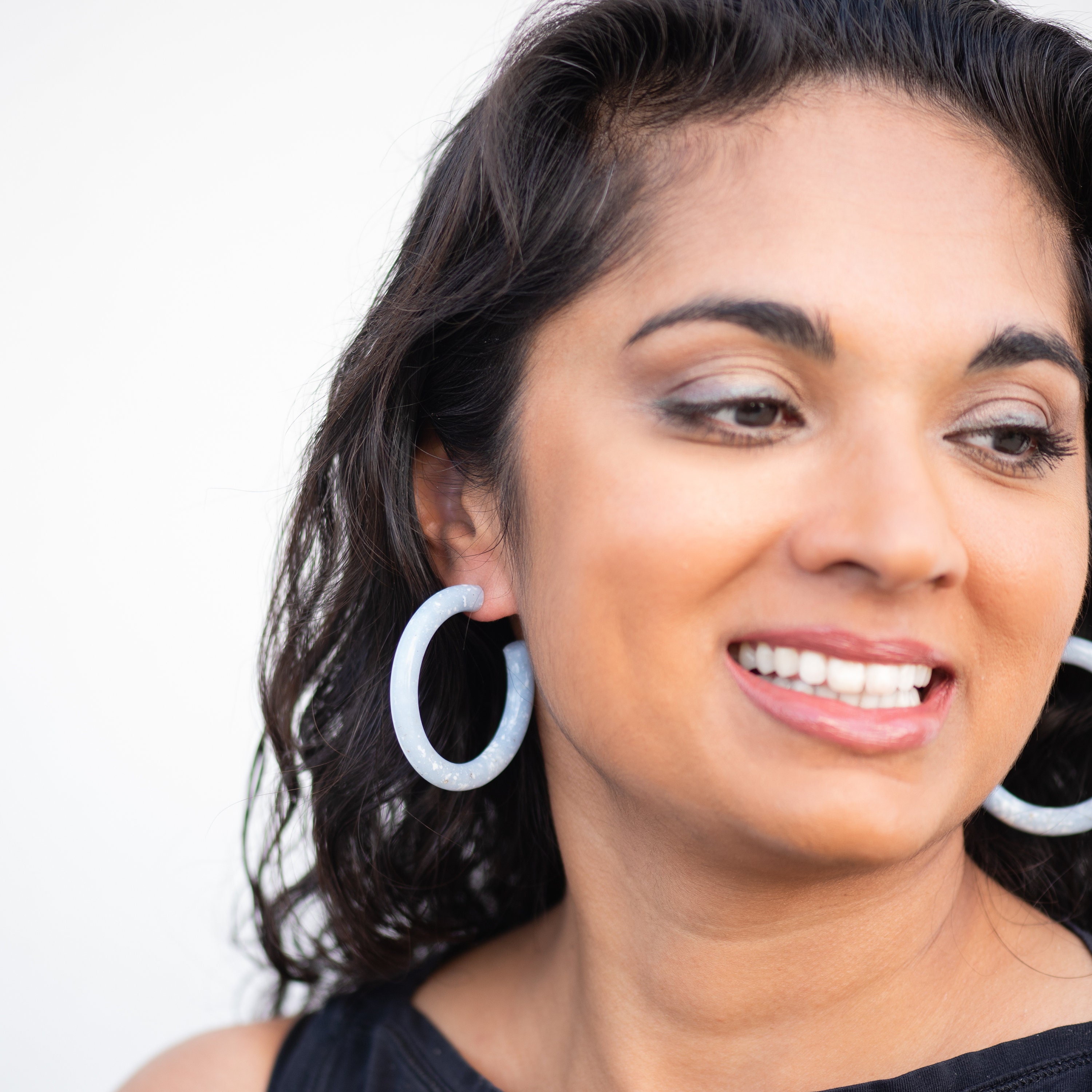 Lucite jelly hoops sale