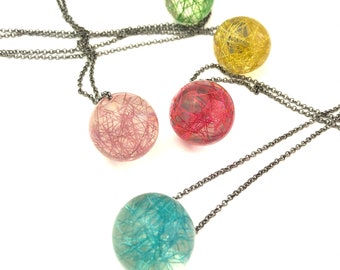 Mid Mod Confetti Bauble Necklace