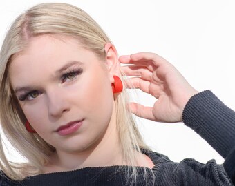 Sapphire Blue Small Hoop Earrings | the Small Marilyn Hoop