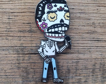 Mercury Calavera Enamel Pin