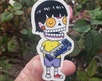 Gene Calavera Clear Vinyl Sticker