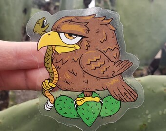 Aguilita Clear Vinyl Sticker