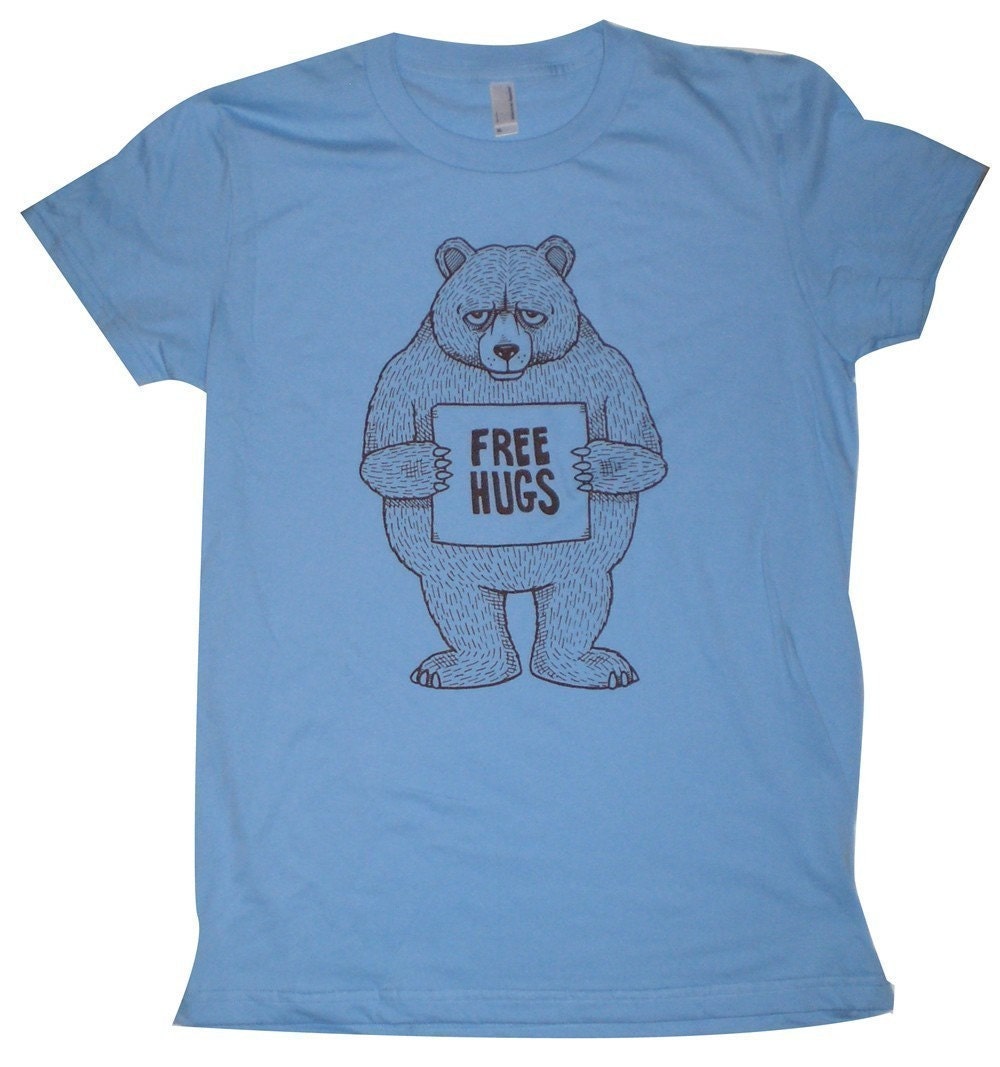 free hugs bear shirt