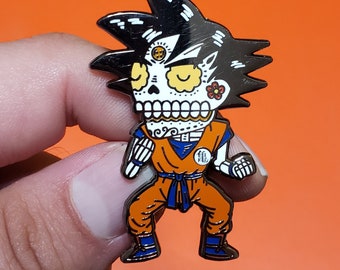 El Dragon Calavera Enamel Pin by Jose Pulido