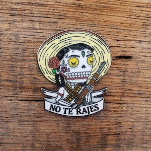 Adelita Calavera Emaljnål