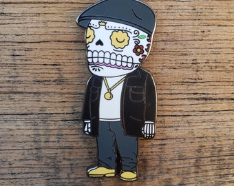 Notorious Calavera Enamel Pin