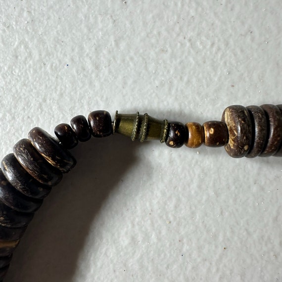 Iridescent Angular Beaded Statement Necklace with… - image 3