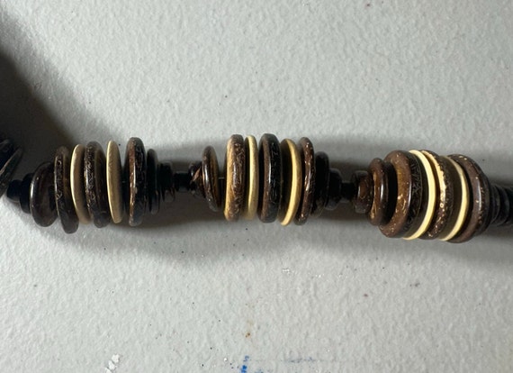 Iridescent Angular Beaded Statement Necklace with… - image 5