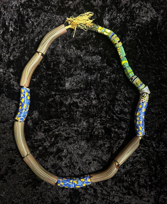 Antique African Trade Beads: Venetian Millefiori Glass